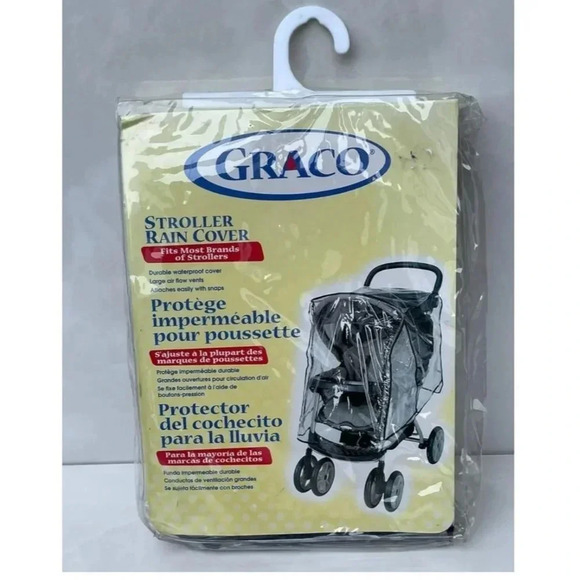 Graco Stroller Snow Wind Rain Cover Durable Waterproof Ventilated Net Portable - Picture 1 of 6